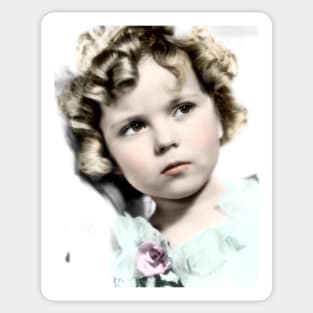 Shirley Temple Old Hollywood Sticker